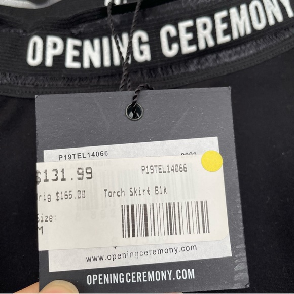 NWT Opening Ceremony Torch Flare Skirt - Black - Picture 5 of 6